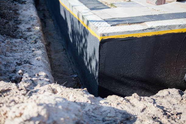 Residential Wet Basement Repair installation at a Bellevue, MI home by SJ Waterproofing Pros